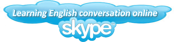 Learning English online Skype Yahoo Google talk