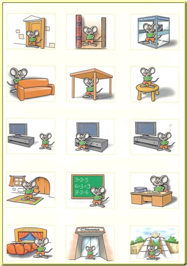 Prepositions of place exercises for beginners