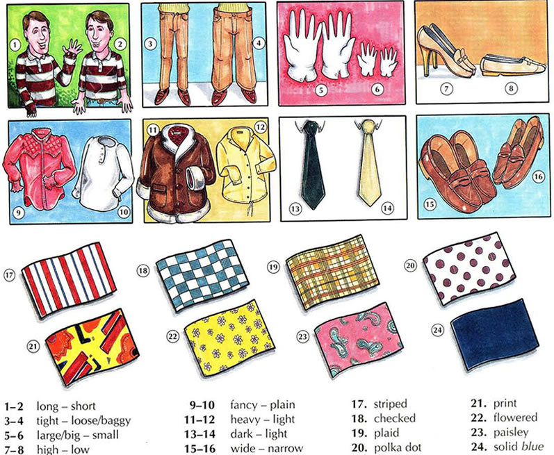 adjectives-to-describe-clothes-matching-esl-worksheet-by-marlene010284